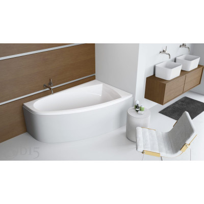Ванна акрилова Radaway Rineia 150x95 в комплекті з ніжками та сифоном / права WA1-31-150x095PS