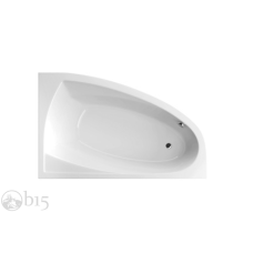 Ванна акрилова Radaway Rineia 160x100 в комплекті з ніжками та сифоном / права WA1-31-160x100PS