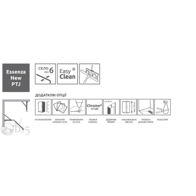Душова кабіна RADAWAY Essenza PTJ 90x90x200 1385010-01-01R + 1385050-01-01 Душова кабіна RADAWAY Essenza PTJ 90x90x200 1385010-01-01R + 1385050-01-01