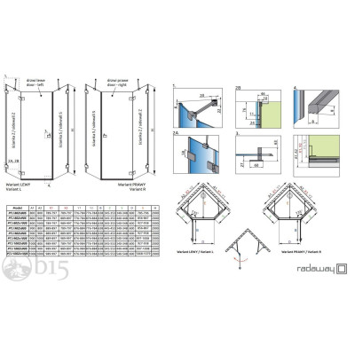 Душова кабіна RADAWAY Essenza Pro PTJ 90x90x200 10100000-01-01R+10100200-01-01 Душова кабіна RADAWAY Essenza Pro PTJ 90x90x200 10100000-01-01R+10100200-01-01