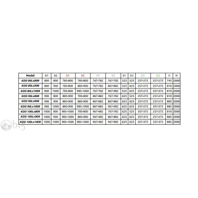 Душова кабіна RADAWAY Fuenta New KDD 100Lx100Rx200 384062-01-01L+384062-01-01R Душова кабіна RADAWAY Fuenta New KDD 100Lx100Rx200 384062-01-01L+384062-01-01R