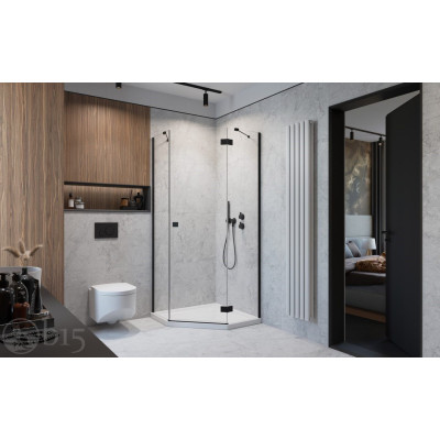 Душевая кабина RADAWAY Essenza Black PTJ 100x100x200 1385010-54-01R+1385051-01-01 Душевая кабина RADAWAY Essenza Black PTJ 100x100x200 1385010-54-01R+1385051-01-01