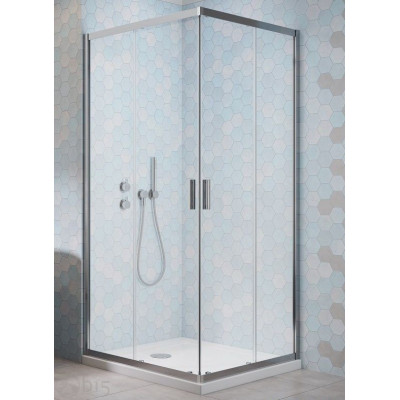 Душова кабіна RADAWAY Alienta C 90x90x190 скло прозоре + Піддон RADAWAY Rodos С Compact + сифон 690