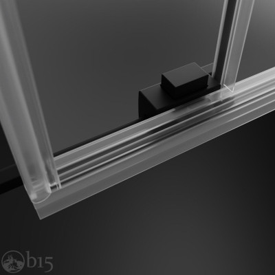 Душевая кабина RADAWAY Idea Black KDS 110Rx90L 10115110-54-01R+10117090-01-01
