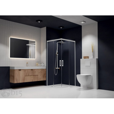 Душова кабіна RADAWAY Idea White KDJ 100Lx80R 387040-04-01L+387051-04-01R Душова кабіна RADAWAY Idea White KDJ 100Lx80R 387040-04-01L+387051-04-01R