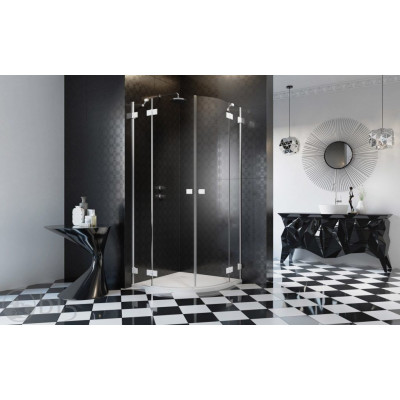 Душова кабіна RADAWAY Essenza Pro White PDD 100Lx80Rx200 10095100-04-01L+10095080-04-01R Душова кабіна RADAWAY Essenza Pro White PDD 100Lx80Rx200 10095100-04-01L+10095080-04-01R