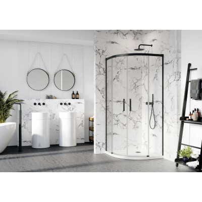 Душевая кабина RADAWAY Idea Black PDD 90x90x200 стекло прозрачное черный профиль 387139-01-01 + 387140-54-01 Душевая кабина RADAWAY Idea Black PDD 90x90x200 стекло прозрачное черный профиль 387139-01-01 + 387140-54-01