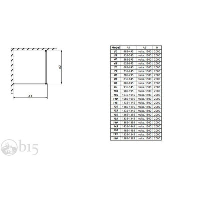Душевая перегородка RADAWAY Modo New Black II 125 см. профиль черный 389125-54-01 Душевая перегородка RADAWAY Modo New Black II 125 см. профиль черный 389125-54-01