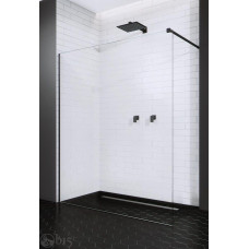 Душевая перегородка RADAWAY Modo New Black II 100 см. профиль черный 389104-54-01