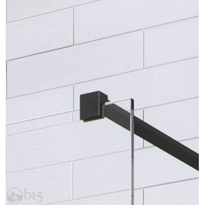Душевая перегородка RADAWAY Modo New Black II 135 см. профиль черный 389135-54-01
