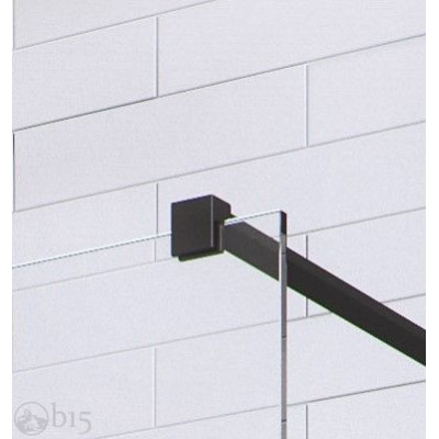 Душевая перегородка RADAWAY Modo New Black I 130 см. профиль черный 388134-54-01