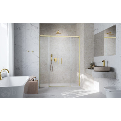 Душевая дверь RADAWAY Idea Brushed Gold DWD 150 см 387125-99-01 Душевая дверь RADAWAY Idea Brushed Gold DWD 150 см 387125-99-01
