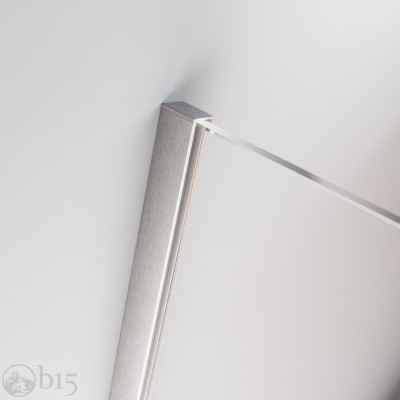 Душевая дверь RADAWAY Furo Brushed Nickel DWJ 140 см левая стекло прозрачное 10107722-91-01L+10110680-01-01