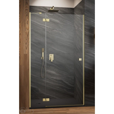 Душові двері RADAWAY Essenza Brushed Gold DWJ 120 см 1385016-99-01L