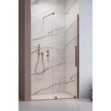 Душевая дверь RADAWAY Furo Brushed Copper DWJ 130 см левая стекло прозрачное 10107672-93-01L+10110630-01-01