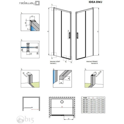 Душевая дверь RADAWAY Idea Gold DWJ 130 см 387017-09-01L Душевая дверь RADAWAY Idea Gold DWJ 130 см 387017-09-01L