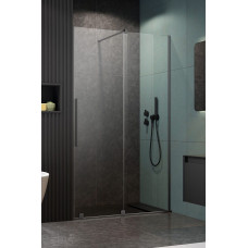 Душевая дверь RADAWAY Furo Brushed GunMetal DWJ 160 см правая стекло прозрачное 10107822-92-01R+10110780-01-01