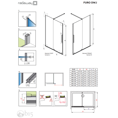 Душевая дверь RADAWAY Furo Brushed Copper DWJ 130 см правая стекло прозрачное 10107672-93-01R+10110630-01-01 Душевая дверь RADAWAY Furo Brushed Copper DWJ 130 см правая стекло прозрачное 10107672-93-01R+10110630-01-01