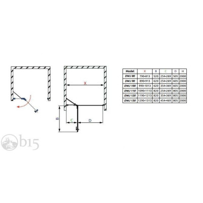 Душевая дверь RADAWAY Fuenta New DWJ 110 см 384015-01-01R Душевая дверь RADAWAY Fuenta New DWJ 110 см 384015-01-01R