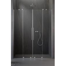 Душевая дверь RADAWAY Furo Brushed Nickel DWD 160 см стекло прозрачное 10108438-91-01+10111392-01-01