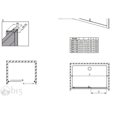 Душові двері RADAWAY Premium Plus DWJ 120 см скло прозоре 33313-01-01N Душові двері RADAWAY Premium Plus DWJ 120 см скло прозоре 33313-01-01N