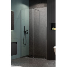 Душові двері RADAWAY Furo Brushed GunMetal DWJ 100 см ліва скло прозоре 10107522-92-01L+10110480-01-01