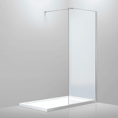 Стенка Walk-In 100*200см, закаленное прозрачное стекло 8мм