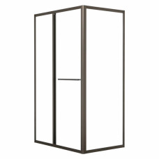 CRUZE душевая кабина 80*120*200см, тип двери COME IN, профиль metal gun, прозрачное стекло