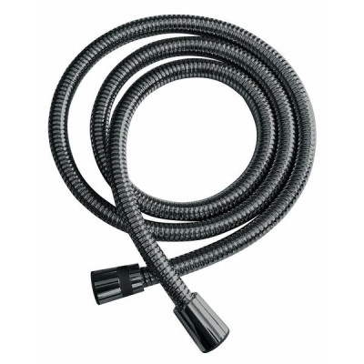 GRAFIKY шланг для душа, растягивающийся SS 1500-1800 мм, anti-twist, черный никель