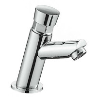 PUSH кран для холодной воды, нажимной, хром.