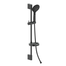 CASCADA B45 гарнитур душевой, лейка 110мм, 3 режима, штанга 72 см, шланг PVC 150см, мыльница, de la noche