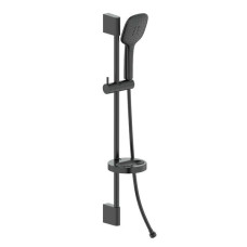 CASCADA B55 гарнитур душевой, лейка 100*247мм, 3 режима, штанга 72 см, шланг PVC 150см, мыльница, de la noche