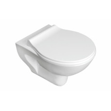 NETKA Rimless унитаз подвесной 53*36*37см, сидение Duroplast Slim slow-closing