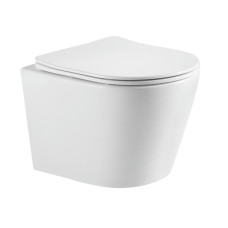 DOBRY унитаз подвесной (48,5*36*36,5 см, twist, сиденье duroplast)
