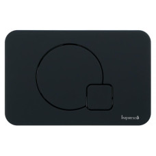 IMPRESE i7115, кнопка змиву, чорний soft-touch, пластик