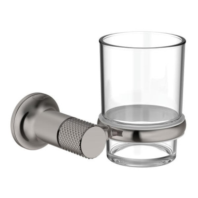 BRENTA стакан для зубных щеток, графитовый хром