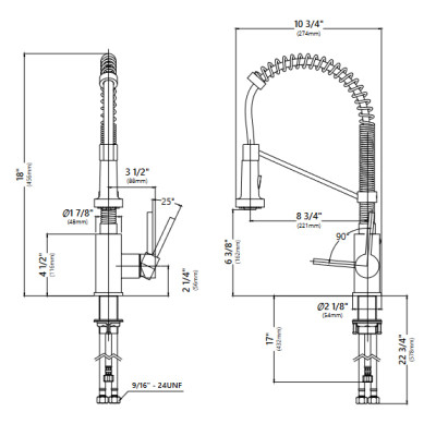 Смеситель кухонный KPF-1610