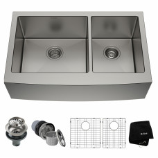 Двойная кухонная мойка Precision™