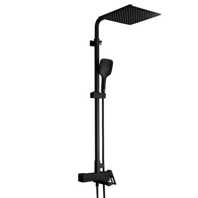 Душевая система GAPPO G2417-6, излив - переключатель на лейку, черный