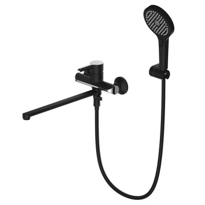 Смеситель для ванны GAPPO G2203-6, черный/хром