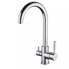 Смеситель на две воды Frap F4352, хром