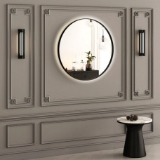 Зеркало FLETCHER BLACK Iron Mirror 800x800 StudioGlass