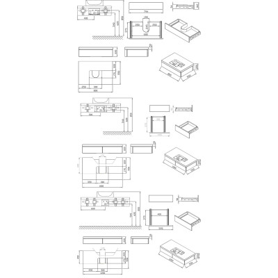 Шафка під умивальник SD 800 FORMY white, RAVAK