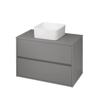 Шкафчик под умывальник CREA 80 Grey matt (FZZW1008871564) Cersanit