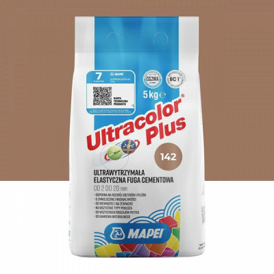 Цементная затирка MAPEI Ultracolor Plus 142 (коричневый) 5 кг (6014205A)