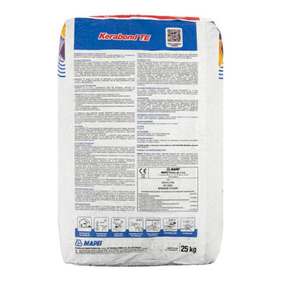 Цементний клей Mapei Kerabond TE Grey 25 кг (094086425G) Цементний клей Mapei Kerabond TE Grey 25 кг (094086425G)