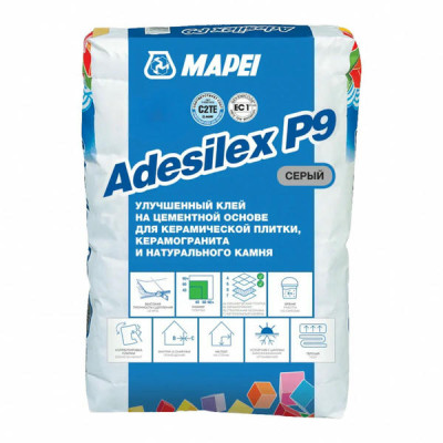 Цементний клей Mapei Adesilex P9 Grey 25 кг (094086525G)