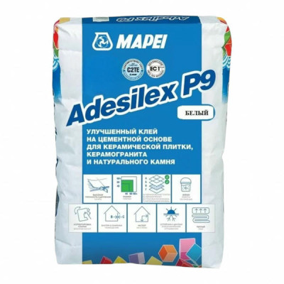 Цементний клей Mapei Adesilex P9 White 25 кг (094086525W)