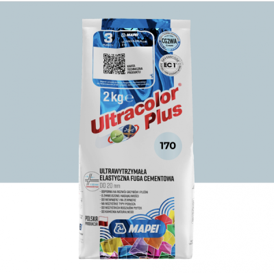 Цементная затирка MAPEI Ultracolor Plus 170 (лазурний) 2 кг (6017002A)