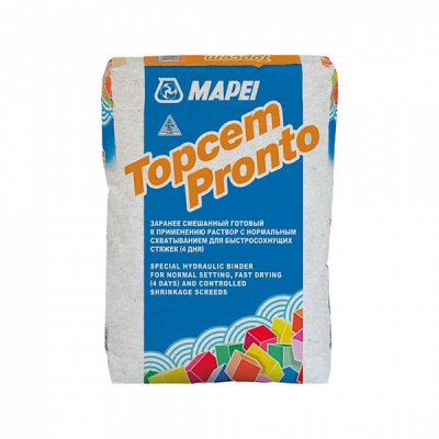 Быстроутвердительная напольная смесь Mapei Topcem Pronto 25 кг. (094086999G)